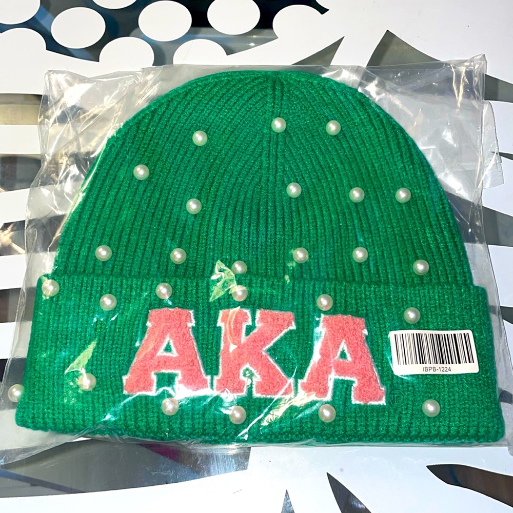 AKA Pearl Knit Beanie